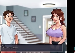 Boobs inflation comic, big boobs mom comic