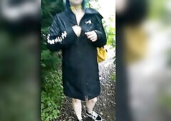 Naked under my jacket