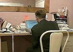 Admirable ass licking & splitting in the office
