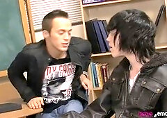 A hard uncircumcised instructor Dick