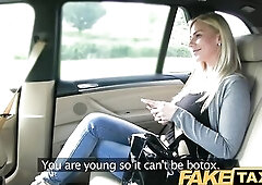 Fake Taxi Big tits and great curvy body sucks