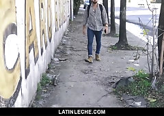 LatinLeche - Bearded Brazilian Man Used On Camera