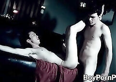 Sexy twink vampire gets his small asshole fucked very rough