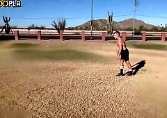 Hairy Football Penis Michael Kasten Jerks Off