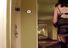 Coochie Cat - undergarments walk to get ice.