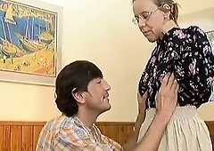 Insane old mommy gets it unfathomable sex and ejaculation soaked load
