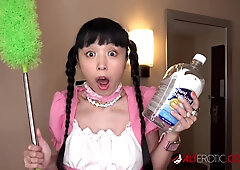 Misha Montana Has Some Great Hotel Sex With the Cleaning Lady - AltErotic