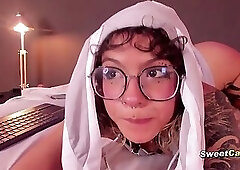 Backdoor Bunny Girl Rides Her Toy Hard