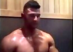 Nat Wyld - Hot In Sauna Gives Show Off In The Sauna.