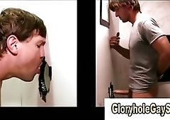 Gloryhole gay straight cock cumshot