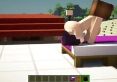 minecraft Jenny | pier city rooftop sex overlooking the beach