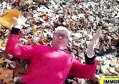 Sexy Redhead Proves No Nut November Blows In Double Penetration Trio