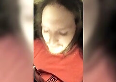 TS whore naughty cumslut facial