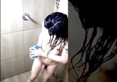 Nude boy, public toilets, men in shower