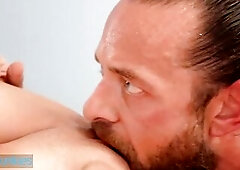 REALITYJUNKIES - Hirsute Haired Chick Asks Her Mommy's Boyfriend To Bang Her And Cum In Her Twat