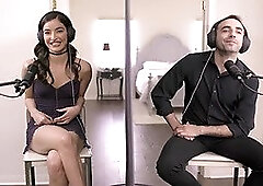 Emily Willis, the blind date beauty, gets down and dirty with Jake Adams in a hardcore interview