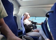 Public stranger, dick flash, risky blowjob