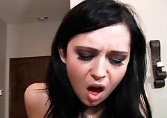 Brunette wife hardcore and cumshot