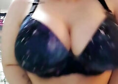 big beautiful woman Bounces Boobs in Slow Motion