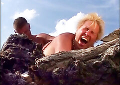 Painful Ass Fucking With German Gilf