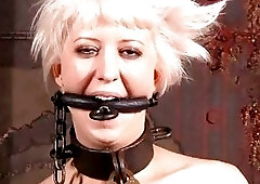 Blonde slave bitch is happy to be disciplined BDSM movie