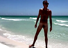 Refreshing Beach Skinny Dip