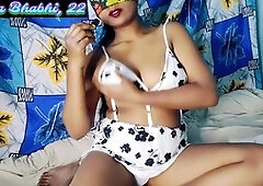 Desi girl Shabanam rocks a bodystocking in some spicy scenes