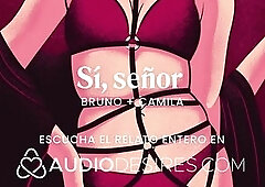 Tu señor te azota bien fuerte para que te portes bien [relatos para tocarme]