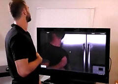 Drill My Hole - Muscled star impressed by big dick guy