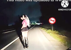 WICKED GIVING CUISINE ON THE SIDE OF A BUSY ROAD OUT OF A JO-BAG