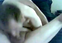 Grandpa hairy bear gets bj from twinker