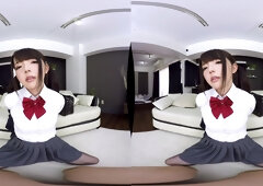 Japanese Student's Virtual Passion in Steamy POV