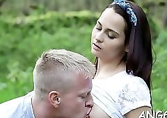 Nude Licie C gets off with big dink