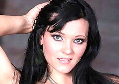 disrobe and masturbation from Emma Ebony