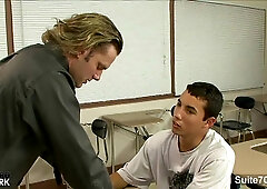 Highly Handsome Homos Fucking Arses in the Classroom (David West)