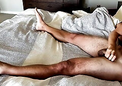 Glamorous Wife Not fast Strokes Up and Down Until This chab Explodes