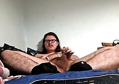 Getting off, straight guy, foot fetish
