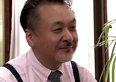 Girl is  and fucked by old Asian man