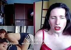 shemale shiny_chiara porn reaction and cum eating