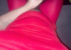 Jerking off clothed as a sissy