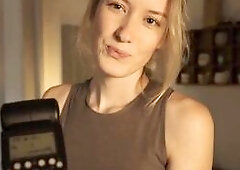 In this movie scene, u're spotted by an ASMR photographer on the street, who needs a boy model for her editorial. U begin taking pics, and during