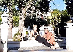 Pretty blond older wife Selena presents one part of her every day sex games with yoga stretching and sex games with boobs touching climax, taut vagina