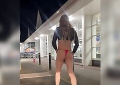 Hot Shemale at Tesco