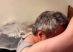 Bound in my PVC mask and latex gear, ready for some serious breath play