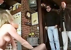 Experience the essence of Scandinavian sensuality in this vintage group-sex extravaganza, where four Swedish beauties indulge in a wild gangbang, culm