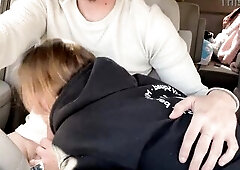 Wife Screwed in the Backseat After Road Head