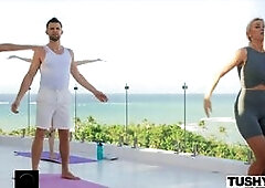 TUSHY Anal-Crazy Yoga Instructor Sandra Lyd Sneaks Away With Married Man For Secret Anal