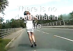 A little educational piece in which well-used transvestite floozy Zoe shows any potential transsexual exhibitionists that - well - one thing leads to 