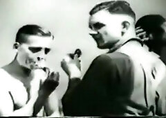 Exotic male in incredible vintage, uniform gay xxx clip