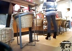 See Girlfriend Does Buttplug in Coffee Shop on Webcam on now! - Cam, Ass Plug, Coffee Shop Porn